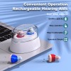 K&FCOPTEE Rechargeable Hearing Aids Invisible In Ear With Charging Case