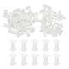 PATIKIL M5x10mm Plastic Binding Post, 24 Sets Plastic Chicago Screws
