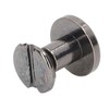 100 Sets Metal Chicago Binding Screws Electroplated Brass Arc Surface