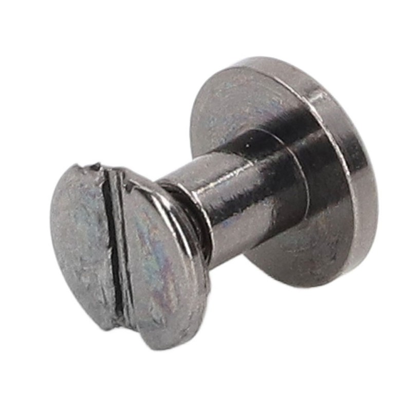 100 Sets Metal Chicago Binding Screws Electroplated Brass Arc Surface