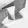 NTBAY King Chevron Pillowcases Set of 2, 1800 Thread Brushed
