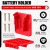 Threlaco 24 Pack Battery Holder Compatible with Milwaukee M18 18V