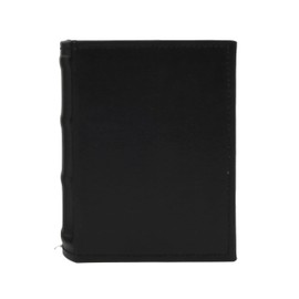 New View Gifts Faux Leather Mini Photo Album-Black