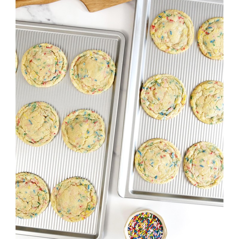 USA Pan Bakeware Cookie Sheet, Warp Resistant Nonstick Baking Pan,