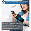 Arthritis Gloves and Ice Pack (2+1 Set) Fingerless Compression Gloves