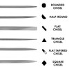 Weidllys Deburring Tool Kit,with 6Pcs Needle Files.a Anti-Slip Handle and
