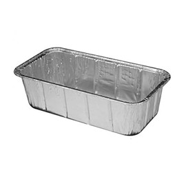 HFA 316, 2-Lbs Aluminum Foil Baking Loaf Pans, Take Out Baking Disposable Foil Bread Pie Containers (50)