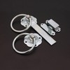Heavy Duty Plain Ring GATE Latch Bright Zinc Plated Quality