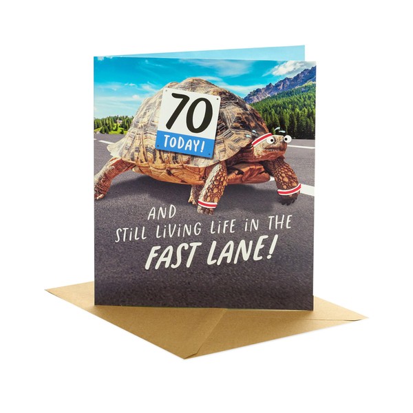 UK Greetings | 70th Birthday Card | Happy Birthday Gifts