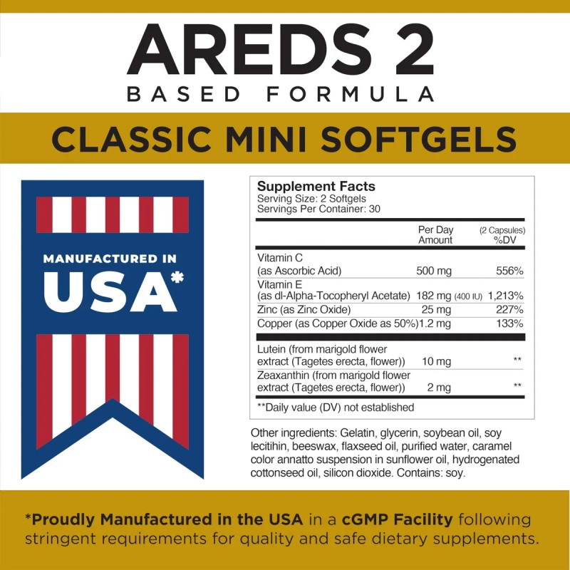 Viteyes Areds 2 Frmula Clsica Macular Salud 60 Cpsulas