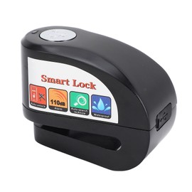 Motorcycle Alarm Disc Brake Lock, BT Unlock Replaceable Alarm Module, All Metal Security Wheel Disc Lock With 5.5mm Locking Pin, Automatic Positioning, High Sensitivity Alarm