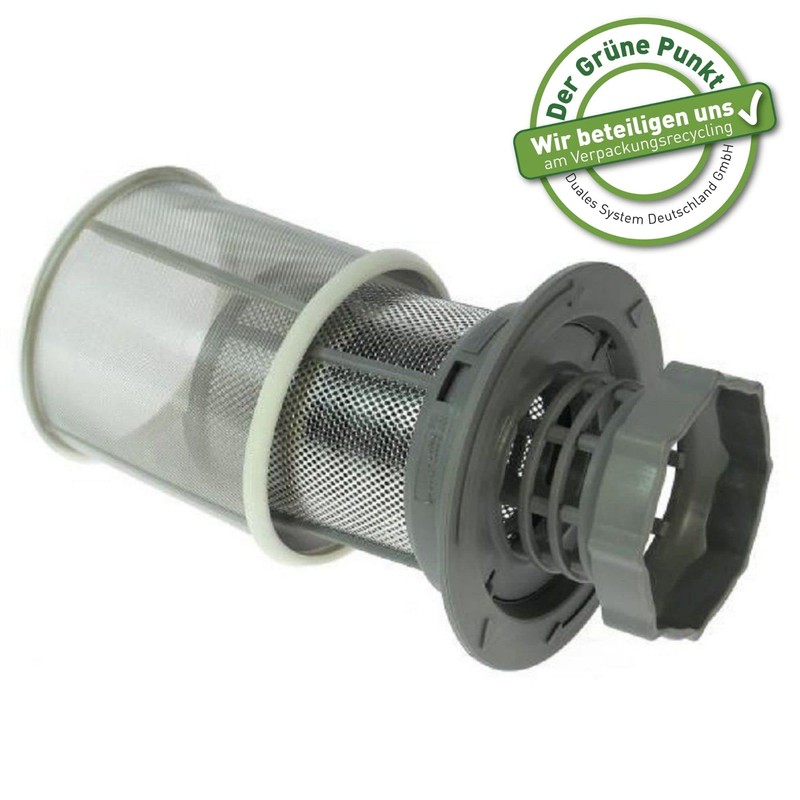 ELECTROHOGAR Filter for Bosch Dishwasher, Metal Filter + Fine Sieve,