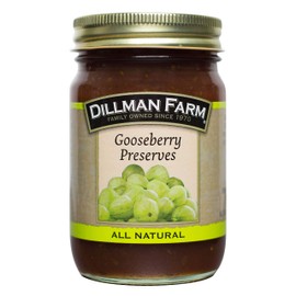 Dillman Farm Gooseberry Preserves, 16oz (Pack of 6)