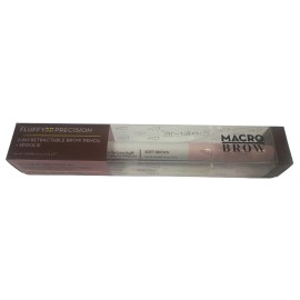 Crème Shop The Crème Shop Macro Brow 2-in-1 Retractable Pencil + Spoolie Soft Brown