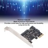 PCIe 3.0 X1 to 4 Port SATA3 Adapter Card Professional