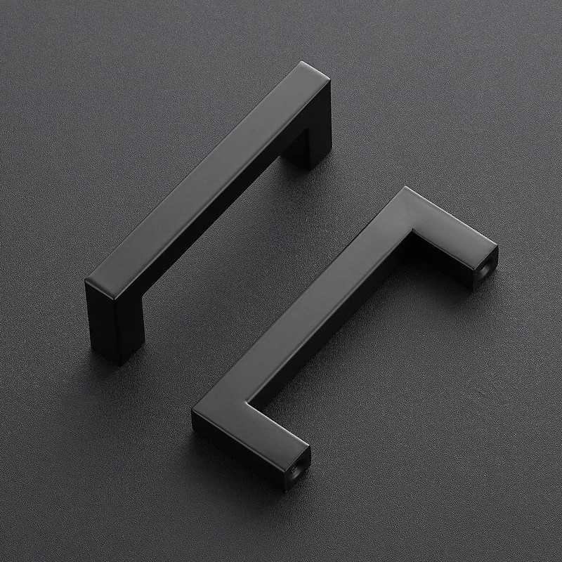 Ravinte 10 Pack 3-1/2 Inch Kitchen Square Cabinet Handles Matte