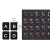 3PCS Arabic Keyboard Stickers for Laptop, MacBook Air/Pro, Desktop PC