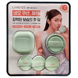 Laneige Neo Cushion Mat main product 15g + refill 15g + 3 puffs / 라네즈 네오쿠션 매트 본품15g+리필15g+퍼프3개