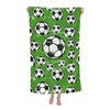 ZTDYTUDW Football Microfiber Beach Towel Blanket,Sand Proof Swimming Bath Pool