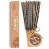 Premium White Copal Incense Sticks - 100% Pure Mayan Resin,