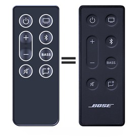 ZWP New Replacement Remote Control Compatible for Bose Solo Speakers (842246), for Bose Solo Soundbar II Home Theater Speaker, 885866-1100