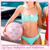 Arrowbash 12 Pcs 9 Inch Pink Bow Inflatable Beach Balls