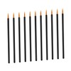 PACKOVE 100pcs Eyeliner Brushes Plastic Handle and Nylon Bristles Disposable