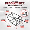 KUAFU 55 Gallon Drum Cradle 600lbs Drums Dolly Cart Drum