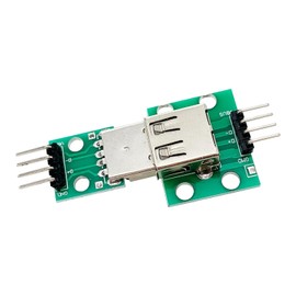 PENGLIN 5 x USB 2.0 Male and 5 x Female to DIP Adapter 2.54 mm Pitch USB 2.0 Type A Male and Female to DIP Converter Breakout Board with 4 Pins