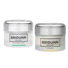Bridunn Kit 2 Sueros Faciales  Despigmentante Bellis Perennis  Doble Colgeno Marino de Alga Marina y Elastina  Aclara Manchas y Piel Firme  Piel...   