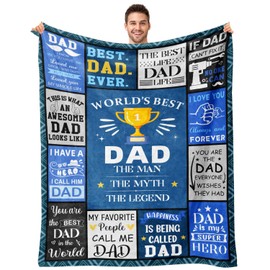 Gifts for Dad Dad Gifts Dad Birthday Gifts Birthday Gifts for Dad Gifts for Dad Who Wants Nothing Gifts for Dad from Daughter Son Best Dad Ever Gifts Christmas Father Gifts Dad Blanket 50"x60"