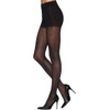 L'eggs Pantimedias transparentes para mujer con control de energía, Negro azabache, Reina