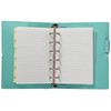 Filofax Domino Patent Pocket Organiser - Turquoise