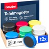 GAUDER Magnets for Magnetic Board - Strong Whiteboard and Fridge