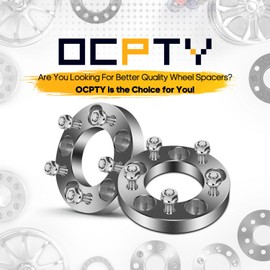 OCPTY 5x4.5 Wheel Spacers Adapters 1 inch Real Forged Spacers with 12x1.5 ThreadSize 82.5mm Hub Bore fits 2001-2003 for CL 2PCS