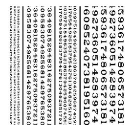 Woodland Scenics R.R. Roman Nos. Black Dry Transfer Decals