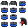 RiseDirectly 10PCS 0.065" 10Ft String Trimmer Line Spool for Bauer