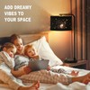 Bedside Table Lamp, Fully Dimmable Table Lamp with 2 USB