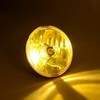 Octane Lighting 5 3/4 Inch Halogen Amber Yellow Glass Headlight