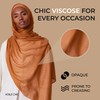 VOILE CHIC Breathable Modal Hijab Scarf for Women - Premium