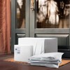 YAAVAAW 50pcs 20x35cm White Vinted Postage Bags Mailing for Clothes,