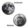 Moon Magnet with Bottle Opener Round Sky Body Attraction Astrology