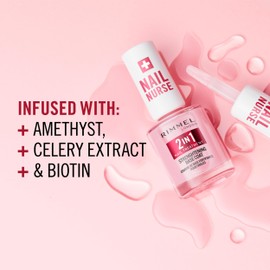Rimmel London Nail Nurse 2 in 1 Base Coat & Strengthener