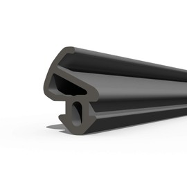 DQ-PP Rubber Window Seal, Black, for PVC Windows, Plastic Window Seals, Aluminium Profile Seal and Door Seal