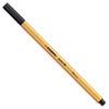 STABILO Fineliner point 88 - Black Ink Fineliner Pen -