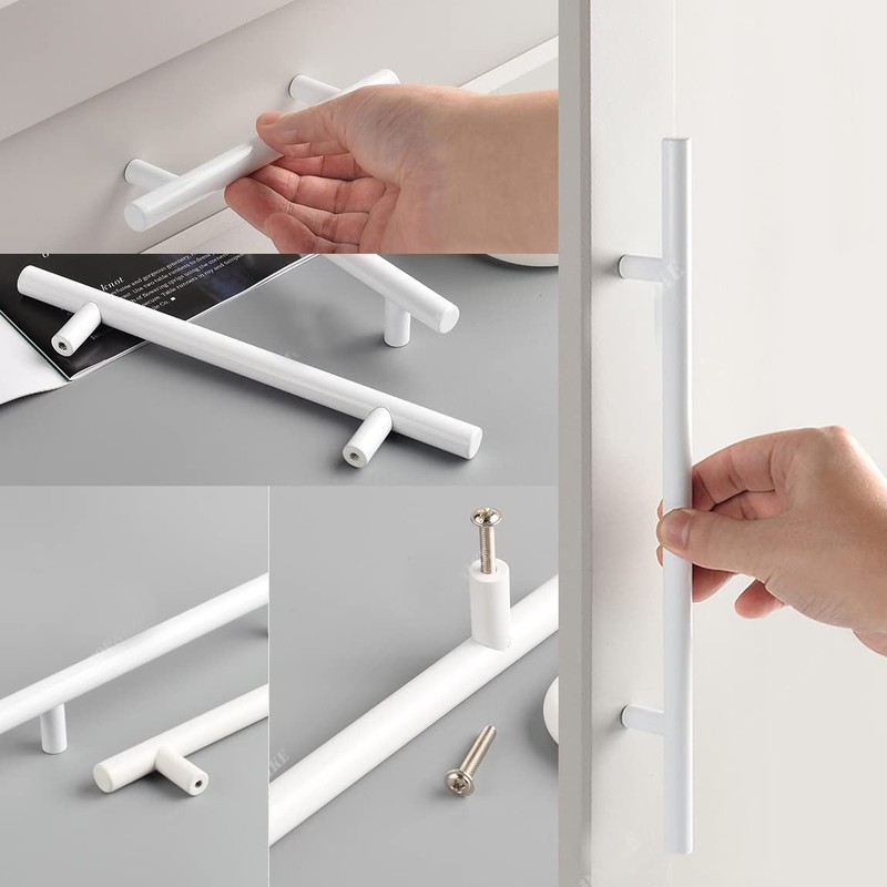 4 Pack Cabinet Pulls Stainless Steel Kitchen Cabinet Handles Flat