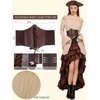 Women's Pirate Costumes Dress Renaissance Top Pirate Skirt with Corset