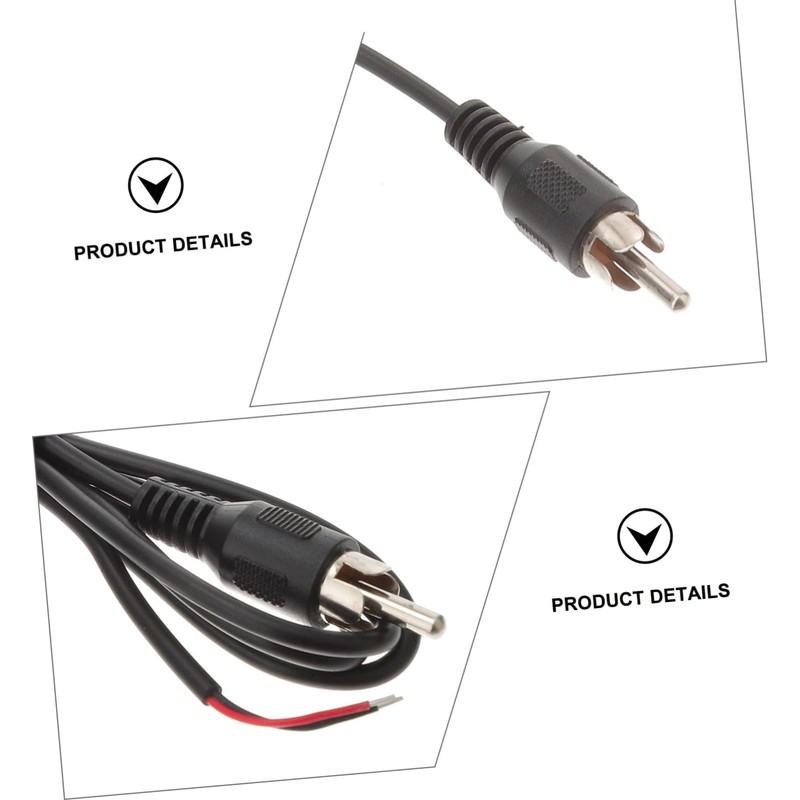 Gatuida 6pcs Male to Bare Wire Audio Video Cable Audio