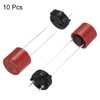 uxcell 10Set Cylindrical DIP Mounted Miniature Round Slow Blow Micro