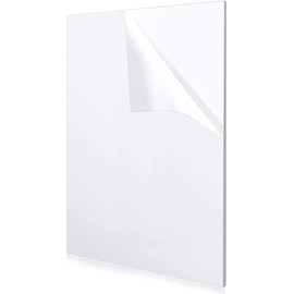TSKDKIT Acrylic Discs A4 Acrylic Sheets Plexiglass Sheets Plastic Plate Transparent Plastic Plates for Signs, Crafts, Project Exhibition